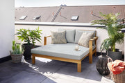 View Primaster Loungebett Capri inkl. Auflage Sonnenbett 141x130x35cm Sonnenliege image 3