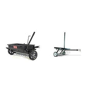 View 45-0543 100 lb. Tow Spiker/Seeder/Spreader, Black & 40-Inch Tine Tow Dethatcher 45-0294,Black image 2