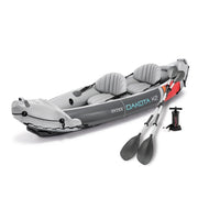 View 2025 Intex Dakota K2 Kayak inflable de vinilo para 2 personas, con remos y bomba – Caja abierta image 1