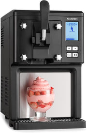 View Klarstein Sweet Sundae - Eiscrememaschine, 1,5 Liter, mitselbstkühlendem Kompressor, 200 Watt, Ausgabesystem, 3 StundenAuto-Kühlhaltefunktion, image 1