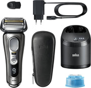 View Braun Series 9 Pro Premium Rasierer Herren, Testsieger Stiftung Warentest, 4+1 Scherkopf, Elektrorasierer & Trimmer, Reinigungsstation, 60 Min image 2