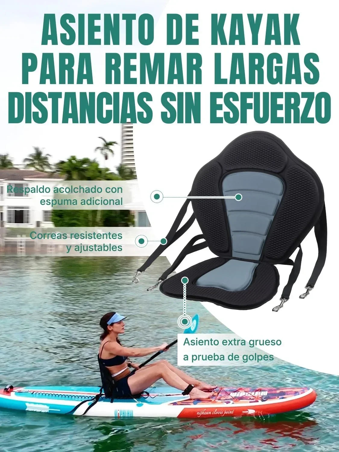 Niphean Tabla Paddle Surf Hinchable para Adultos con Todos los Accesorios, 320cm Paddle Surf Hinchable para Todos los Niveles, Sup Capacidad 200kg
