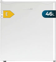 View Cecotec Nevera Pequeña Frigorífico Mini Minibar 46L GrandCooler 20000 SilentCompress White E. Altura 48,7cm, 48 cm de Ancho, Bajo Consumo, Puerta image 1