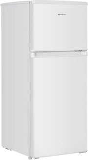 View Frigorifico Dos Puertas Infiniton FG-151D12BEV, 151 Litros, 122 cm de Altura, Ancho de 50 cm, Ciclico, LED Interior, Regulación en altura, E, Blanco image 1