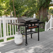 View 28 Inch Blackstone Griddle 2080 with Hood XL Griddle Original 3-Burner Outdoor Flat Top Grill, with Blackstone Griddle Accessories, Seasoning, and image 4