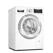 View 2025 Lavadora Bosch Serie 8 WAV28M93 de carga frontal 9 kg, 1400 rpm, Aluminio, Blanco image 1
