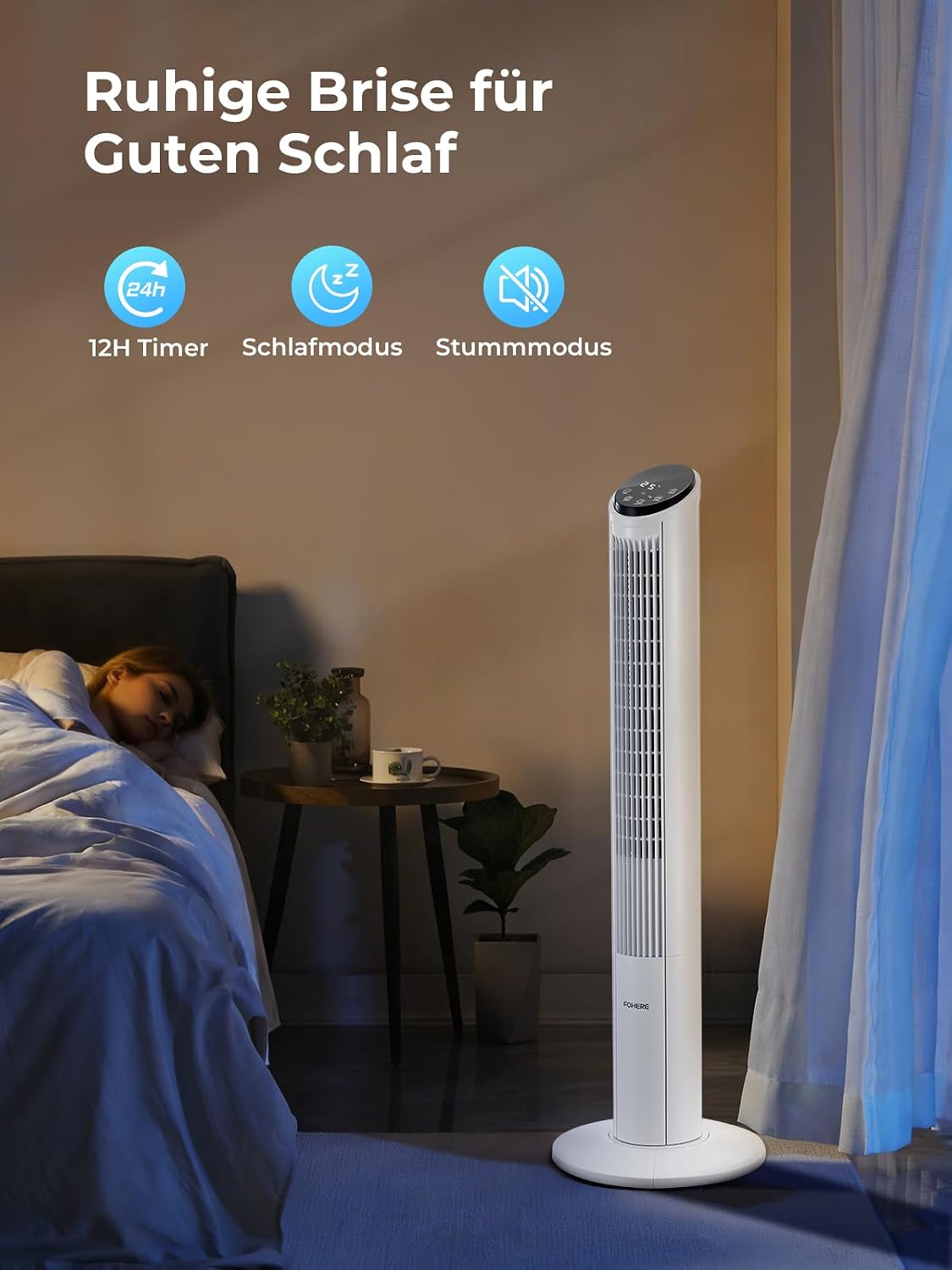 Turmventilator sehr Leise (