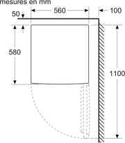 View Bosch GTV15NWEB - Congelador de montaje libre (serie 2-83 L, 3 cajones de congelación, 85 x 56 cm), color blanco image 4