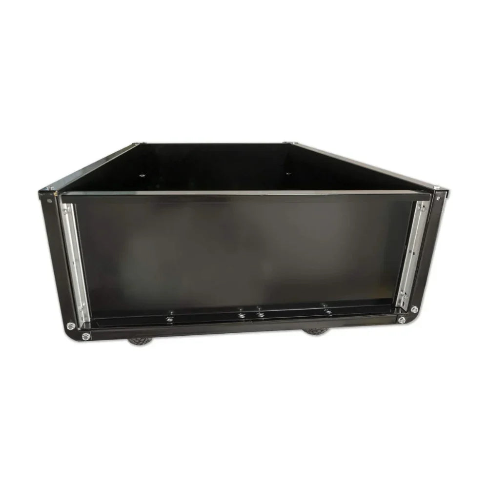Utility Tow Behind Steel Dump Cart, 750 Pound Capacity