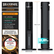 View Brandson – mobiler Luftkühler mit Wasserkühlung im ECO Design - DC Motor sehr leise - 60% Energieeinsparung - Sieger Ventilatoren und Luftkühler 2026 image 2