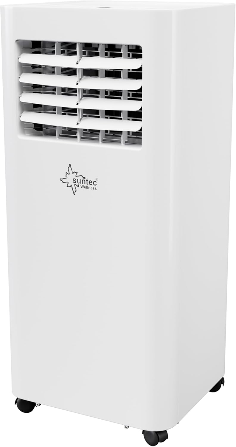 SUNTEC Mobiles Klimagerät Impuls 2.6 Eco R290 – Klimaanlage mobil und leise mit Abluftschlauch – Kühler & Entfeuchter für Räume bis 34 qm – Mobile