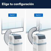 View Pinguino Compact PAC ES72 YOUNG Aire Acondicionado Portátil 8.300 BTU/h, 2,1 kW, hasta 60m³, Función Deshumidificador y Ventilación, Temporizador 24 image 5