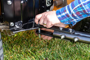 View 18" x 48" Tow Behind Poly Lawn Roller 550 lbs Weight with Water, Poly Drum and Steel Frame, with Plug. Designed for Lawn and Garden Tractors image 2