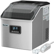 View 48LBS/24H Stainless Steel Countertop Ice Maker Machine with Self-Clean Function LCD Display Ice Scoop Basket image 1