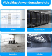View Be Cool Industrie-Windmaschine 75cm BCIWM75CM – Fahrbarer Trommelventilator, Ø 75 cm (30"), 300 Watt, Vollkupfermotor, 2 Geschwindigkeiten, Aluminium- image 5