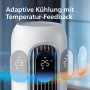 View Philips Smarter Turmventilator 7000 Series – 8,4 m/s stark, ultraleise 22 dB, energieeffizient, App & Fernbedienung, Wlan, 12 Stufen, Schlafmodus, image 4