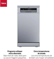 View TEKA Lavavajillas Integrable 45 cm, 10 Cubiertos, 6 Programas de Lavado, IonClean, DFS 24650 image 3