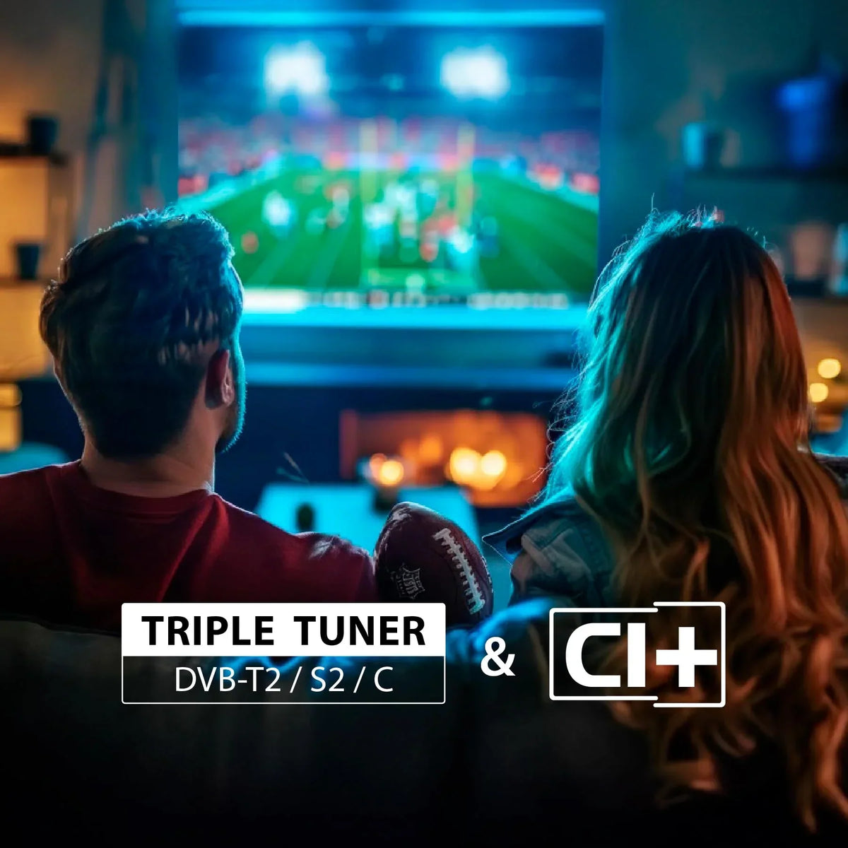 DYON ULTIMAX 40F-TI - 40 Zoll (100 cm) Full-HD Smart TV mit Tizen OS, Triple Tuner (DVB-C/-S2/-T2), Smart & Gaming Hub, Prime Video, Netflix, Disney+