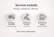 View VOK Frigorífico Combi 154L EVR-154DEW, 142 cm Altura x 48,3 cm Ancho, Clase E, Bajo Nivel Sonoro 39 dB, Puerta Reversible, Estanterías Cristal image 2