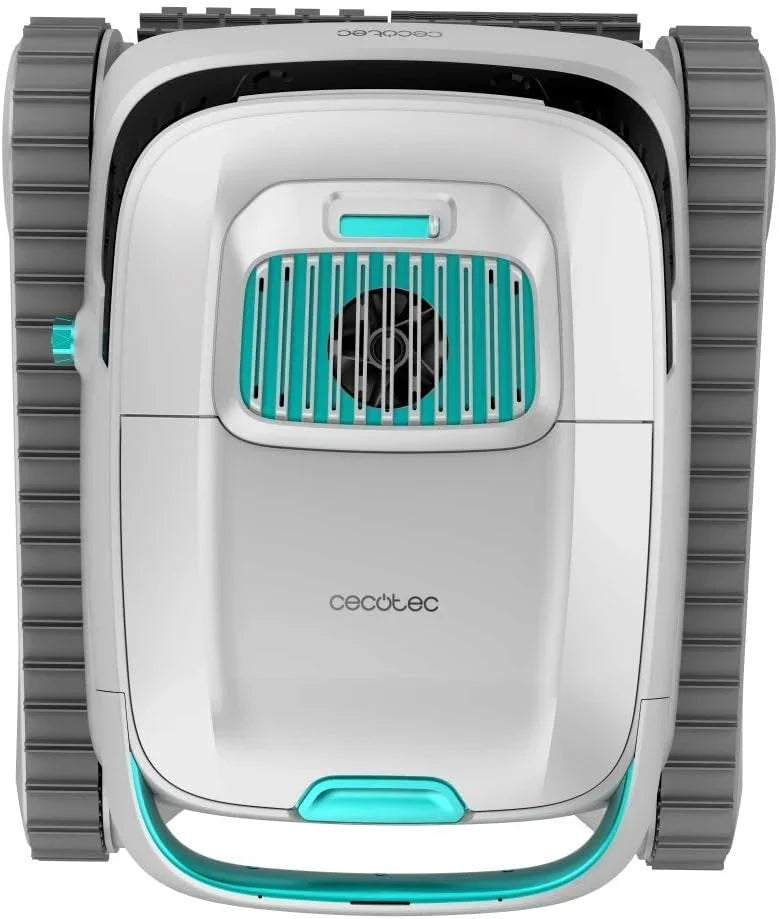 Cecotec Robot Limpiapiscinas para Fondos, Paredes y Línea de Flotación Conga Pooldroid 5000 TotalClean Pearl. Superficies 100m2, Pendiente Máx 90o,