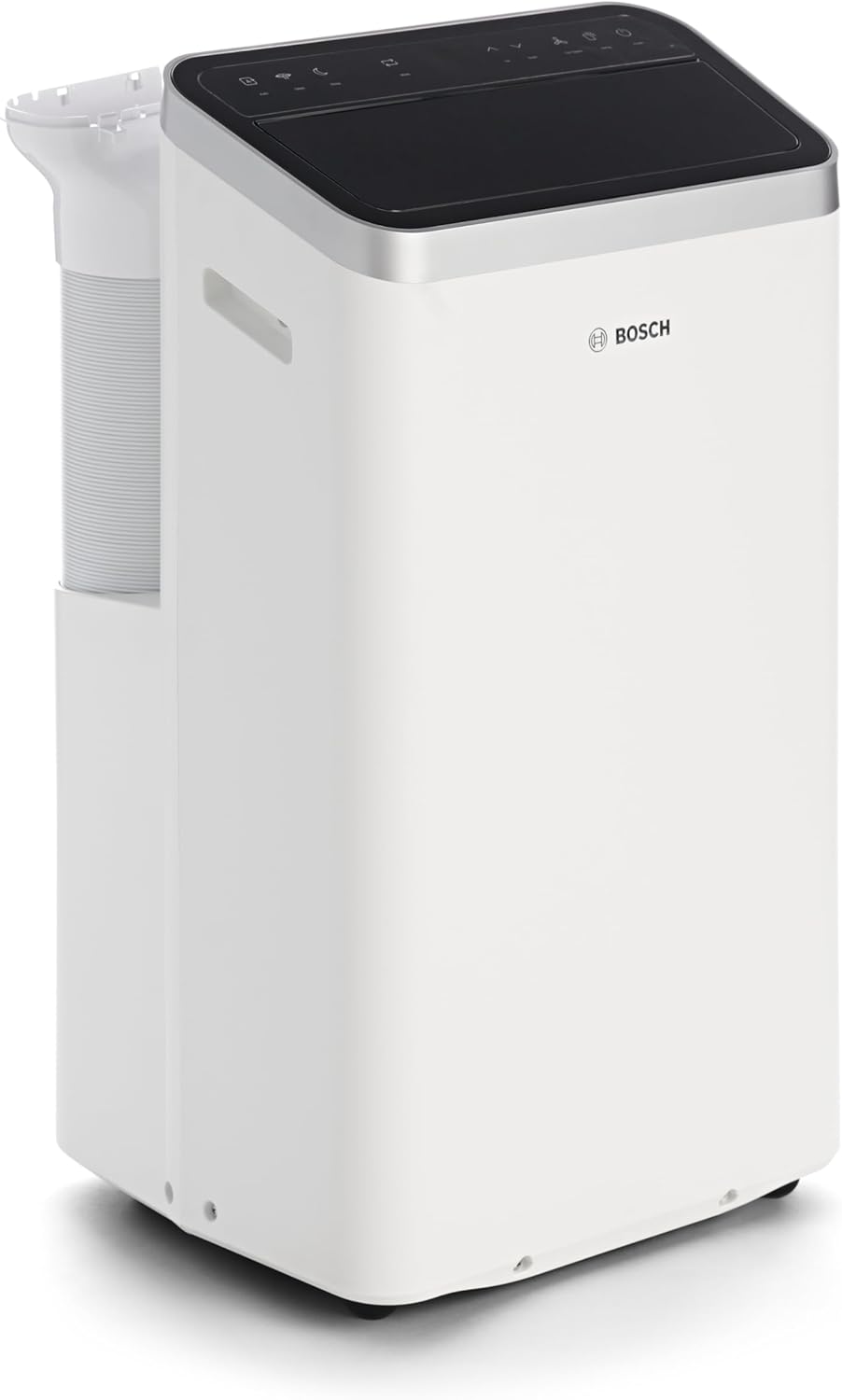 Bosch Cool 4000 Mobiles Klimagerät - 3-in-1: Klimagerät, Luftentfeuchter, Ventilator - 2,6 kW für Räume bis zu 35m² - Mit Auto-Modus, Silent-Modus &