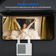 View MEDION Smart Split Aire Acondicionado Caravana P502 (5000 BTU, 3 en 1, Refrigeración, Deshumidificación, Ventilador, hasta 12 m², ideal para caravanas image 5