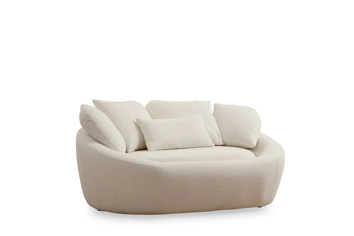 Midye 2er Sofa - Sahne