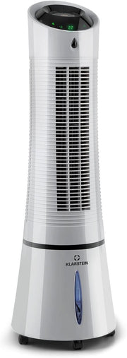 View Klarstein 4-in-1: Smart Luftkühler, Ventilator, Luftbefeuchter & Ionisation I 6 L Wassertank, Oszillation, 30 W, 210 m³/h, Timer I Klimagerät ohne image 2