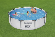 View Piscinas portátiles elevadas redondas Bestway 56408 para niños y adultos (3,05 m x 76 cm) image 2