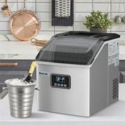View 48LBS/24H Stainless Steel Countertop Ice Maker Machine with Self-Clean Function LCD Display Ice Scoop Basket image 2
