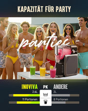 View INOVIVA Slush Maschine 2.6L, kein Eis erforderlich, Slushie für Zuhause mit Selbstreinigung, 5 voreingestellte Modi, Slushies, Milchshakes, Frappés & image 6