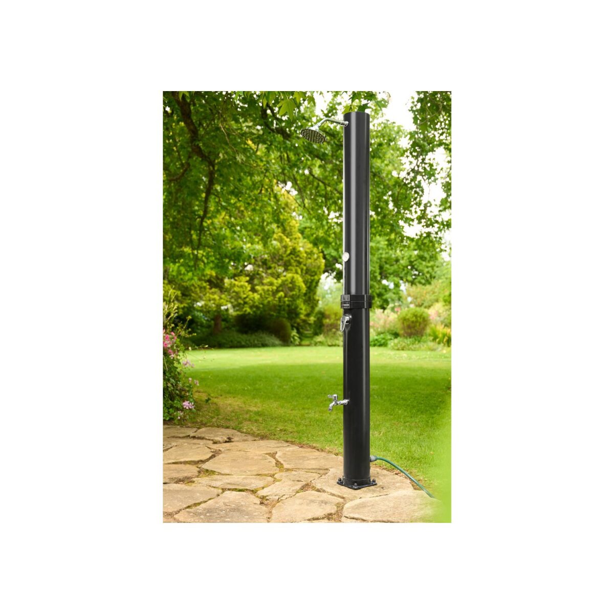 PARKSIDE Solardusche, großer Duschkopf in Chromoptik - B-Ware Transportschaden Kosmetisch