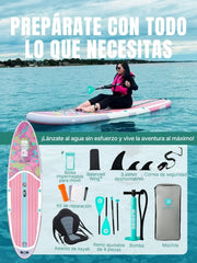 View Niphean Tabla Paddle Surf Hinchable para Adultos con Todos los Accesorios, 320cm Paddle Surf Hinchable para Todos los Niveles, Sup Capacidad 200kg image 4