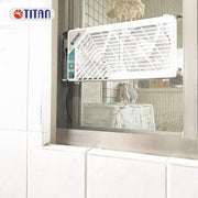 View TITAN Leiser Dachventilator, 12 V Gleichstrom, 140 mm, doppelt, wendbar, Dachfensterventilator mit kabelloser Steuerung für Wohnmobil, Wohnmobil, TTC- image 5