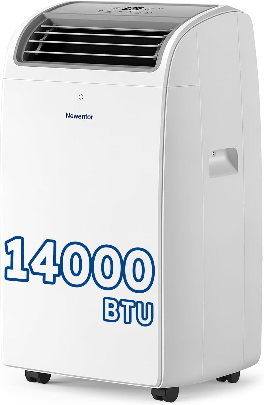 Newentor mobile Klimaanlage 14000 BTU, Klimaanlage mobil mit Abluftschlauch für Räume bis 50m2, kühlen/entfeuchten/ventilieren mit Fernbedienung