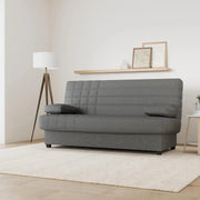 View SHIITO - Sofá Cama de 3 Plazas con Arcón Interior - 100 x 193 x 100 cm - Modelo Romeo - con Apertura Clic-Clac - Incluye 2 Cojines - Color Gris Oscuro image 2