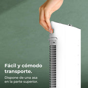 View Cecotec Climatizador Evaporativo EnergySilence 2000 SkyCool. 60W, Depósito de 3L, Compatible con Aceites esenciales, 3 Velocidades, Oscilación de 50o, image 3