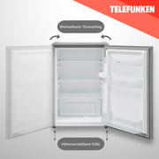 View TELEFUNKEN Kühlschrank ohne Gefrierfach freistehend | Standkühlschrank mit 135 Liter Nutzinhalt | Kühlschrank klein mit Gemüsefach | image 4
