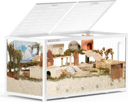 View BUCATSTATE Hamsterkäfig 3,0: Metall Rattenkäfig Kleintierkäfig Groß Stapelbar mit Einfacher Montage 120L x 60W x 62H cm für Nager, Mäuse, Zwerghamster image 3