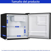 View CHIQ Frigorífico Minibar capacidad 46L, Compresor incorporada, Botellero y Compartimiento Congelador, Control de Temperatura regulable, Bajo Nivel de image 2