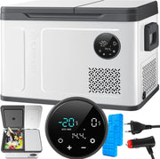 View KESSER Kompressor Kühlbox 2in1 Doppelzone Kühl & Gefrierfach elektrische Gefrierbox mit 2x Kühlakkus & LED-Touch-Bedienung | Kühlschrank Kühlung bis - image 4