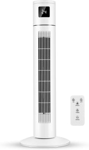 View Timiyou Turmventilator 20dB Sehr Leiser für Schlafzimmer & Kühlung mit Fernbedienung | 3 Geschwindigkeitsstufen, 12h Timer, 60° Oszillation, image 1