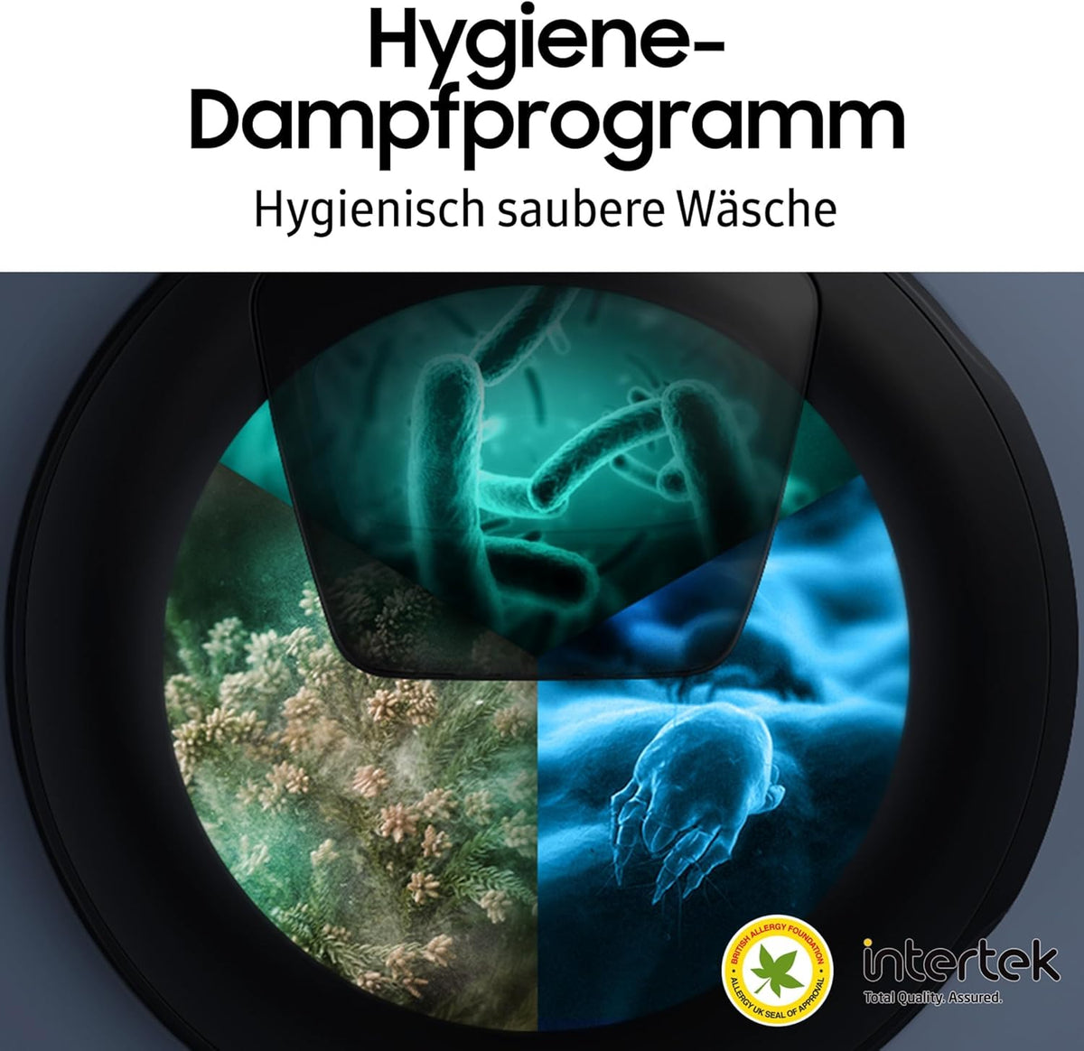 Waschmaschine, 9 kg, 1.400 U/min, EEK: A, Mikroplastik-Programm, Ecobubble, 14 Programme, WiFi SmartControl, Schwarz, WW90CGC04AABEG
