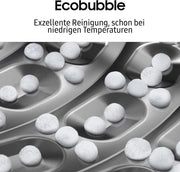 View Waschmaschine, 9 kg, 1.400 U/min, EEK: A, Mikroplastik-Programm, Ecobubble, 14 Programme, WiFi SmartControl, Schwarz, WW90CGC04AABEG image 4