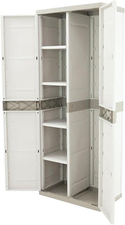 View Plastiken Titanium Cabinets, Plastic, Beige, 70x44x176 cm image 5