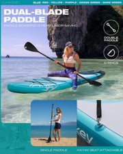 View Tabla de Paddle Surf Hinchable 335cm con Accesorios Incluidos de Primera Calidad, Remo Ajustable, Bomba de Mano, Mochila de Transporte. 335 x 86 x 15 image 5