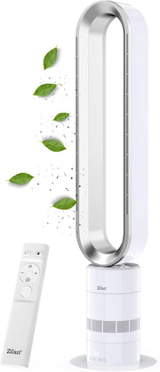 View Zilan Turmventilator energiesparender BLDC Motor mit Fernbedienung Ventilator energiesparend oszillierend sehr leise Design Standventilator 10 Stufen image 1