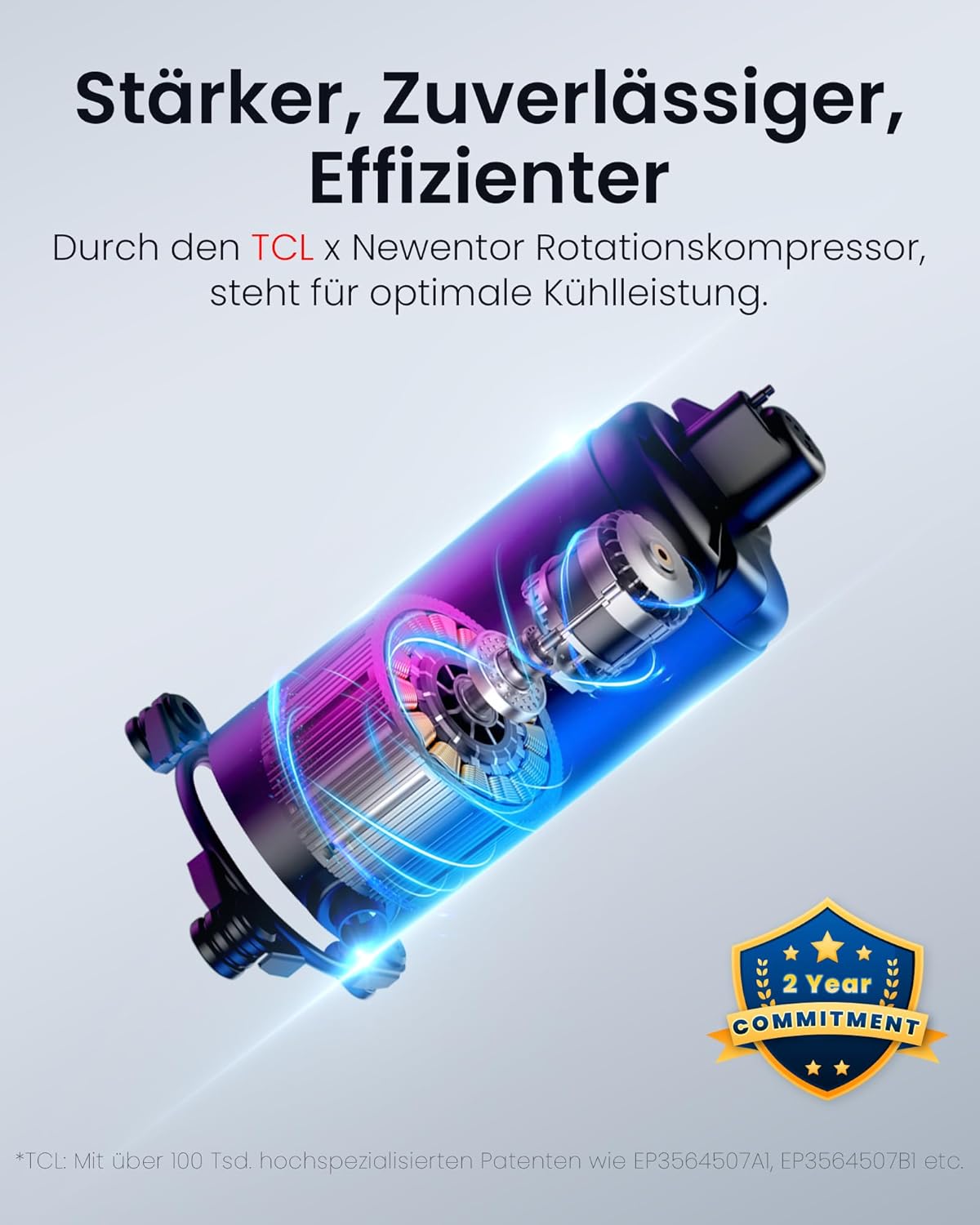Newentor mobile Klimaanlage 14000 BTU, Klimaanlage mobil mit Abluftschlauch für Räume bis 50m2, kühlen/entfeuchten/ventilieren mit Fernbedienung