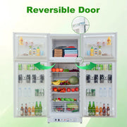 View SMETA Nevera Gas con Congelador, 265L (203L+62L), 220V, Refrigerador Congelador Combinado, Refrigerador Camping Gas para Autocaravana, Garaje, image 4