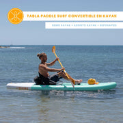 View HUIIKE Tabla Paddle Surf Hinchable con Accesorios Incluidos, Remo, Quillas, Inflador. Stand Up Paddle Board Gran Estabilidad y Resistencia. 305 x 84 x image 4